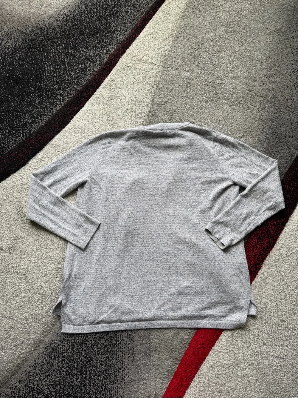 J.McLaughlin Salt & Pepper Linen Blend Open Front Cardigan - Picture 4 of 5